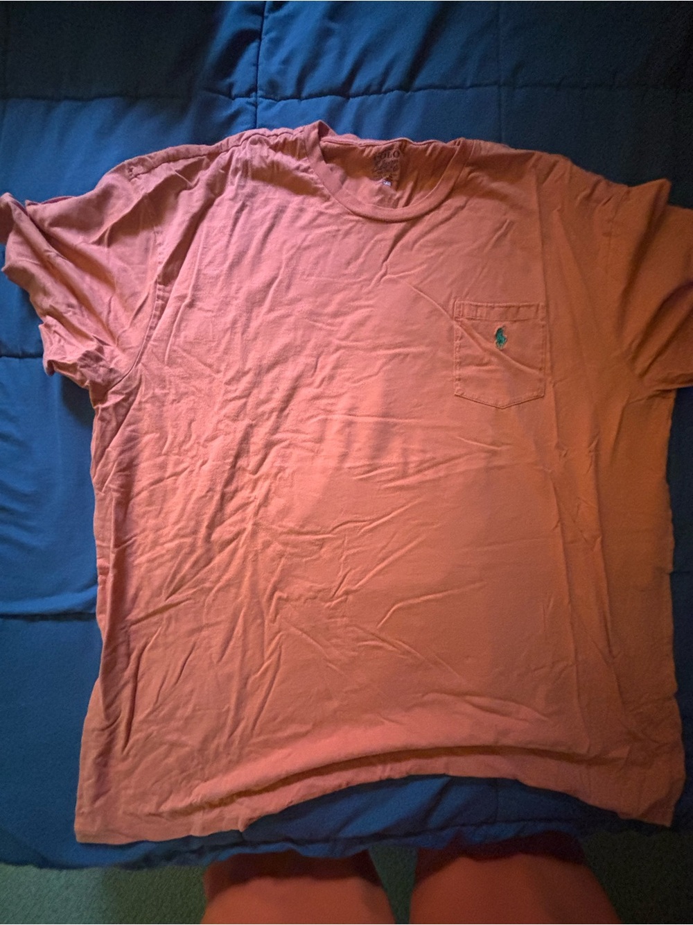 Polo by Ralph Lauren Coral Short-Sleeve Pocket Tee